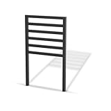 Cozze® Back Grid 52 para Cocinas de Exterior – Panel Trasero Compacto para Colgar Accesorios, Compatible con Elements, Aluminio con Recubrimiento en Polvo, Negro Mate, Carga máx. 30 kg