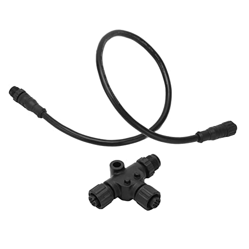 for NMEA 2000 Cable, IP67 for NMEA 2000 Drop Backbone Cable with T Connector 5 Pin 0.5m for Networks