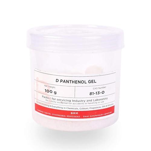 Image of BRM Chemicals D Panthenol Gel - 100 Grams For Soap Making, Shampoo Making, Cosmetic Making & DIY Personal Care For Face, Hair, Skin & Body