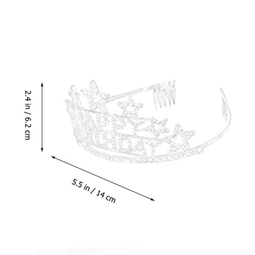 Beaupretty Corona per Compleanno Happy Birthday