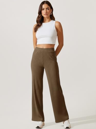 Image of Pinkmint Women High Waist Trousers,Soft & Comfortable Elastic Waist Closure Pants,Casual Wear for Daily & Travel Use (Available in Plus Size) (Combo of 2)