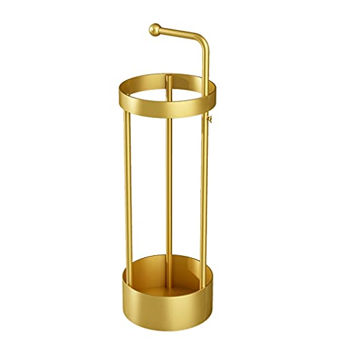 Porte-parapluie de bureau chic et doré pour accueil professionnel