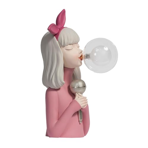 Veilleuse créative originale fille aux bulles, l'idée cadeau idéale pour une chambre