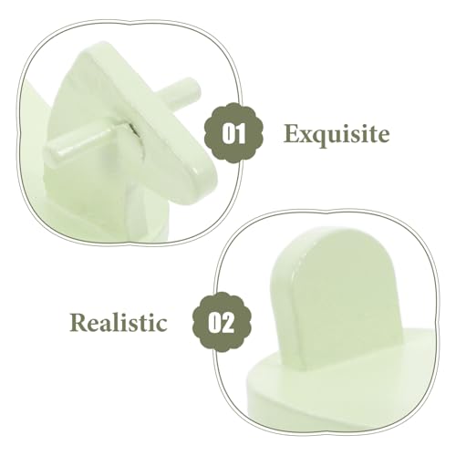 TOPPERFUN 1:12 Modelo De Cavalo De Madeira Cadeira De Cavalo De Balanço Para Casa De Bonecas Em Mini