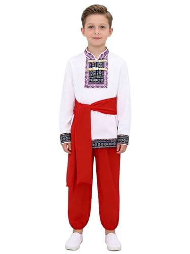 Traje tradicional ruso para niños conjunto de danza folclórica infantil para fiestas y carnavales