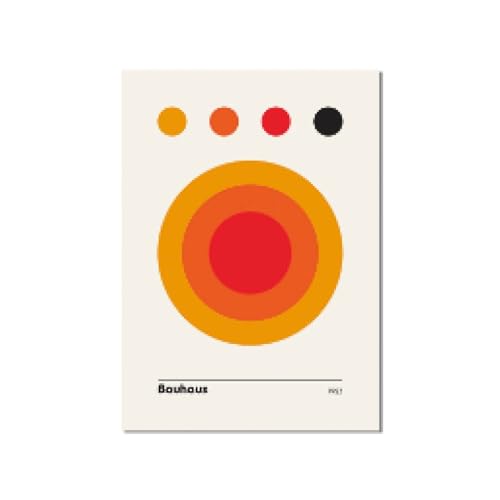 Affiches géométrie Bauhaus KemneT déco salon moderne sans cadre