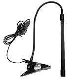 USB-Lade-Tischlampe, dimmbar, Arbeitszimmer-Leselampe, Augenschutz, Clip-On-Lampe, flexibel verstellbar, LED-Schreibtischleuchte für Büro, Zuhause, Lesen, Schwarz