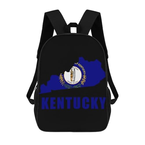 Kentucky Map Flag United States Unisex Backpack 17