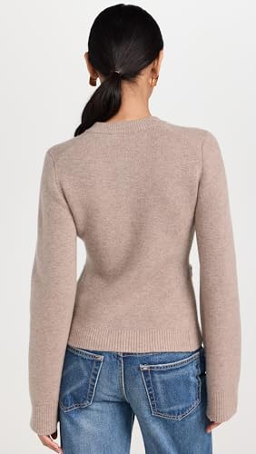 Women's Cooper Cardigan, Taupe, Tan, XL3