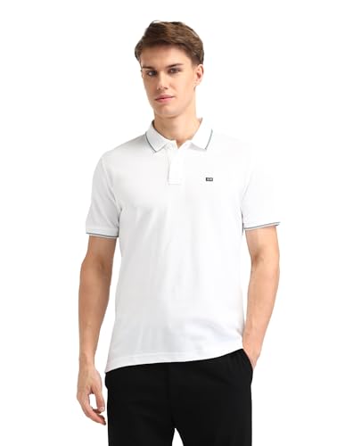 Image of Arrow Sport Men Regular fit Cotton Solid Short Sleeves Polo Shirt