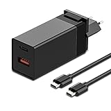 [65 W USB C 3.0 Power Delivery-Wandladegerät] Mit der GaN-Technologie können Telefone und Tablets mit der schnellsten Geschwindigkeit aufgeladen werden, um ein 13 