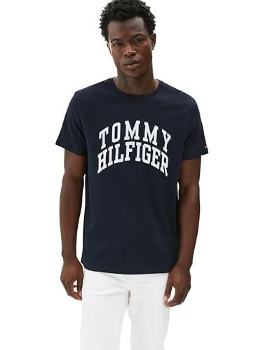 Tommy Hilfiger Men's M Becker TEE Shirt, Desert Sky, LG