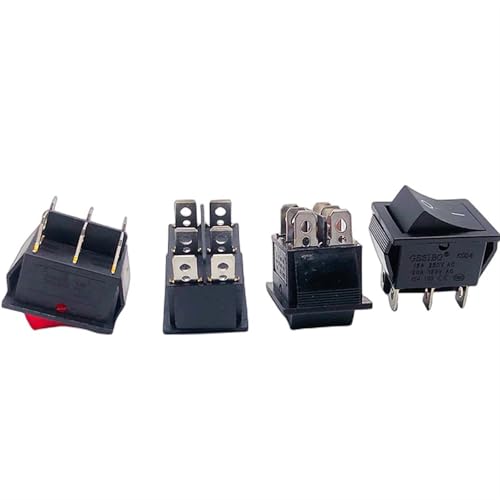 Interruptor basculante KCD4 de 2 posiciones para reparar electrodomésticos con luz 2