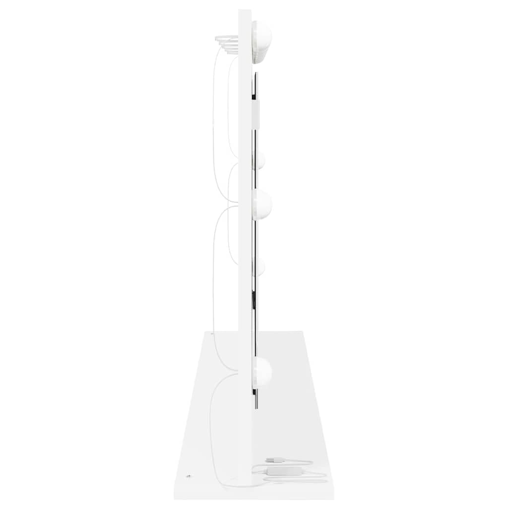 Genérico Espejo de Tocador con Espejo Blanco 100 x 55 x 18 cm,Casa y jardín,Decoración,Espejos-868301