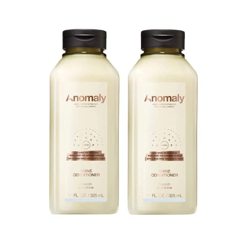 Anomaly Shine Deep Conditioner Detangler With Jojoba Oil & Murumuru Butter For Dry Hair | Anti Frizz Control | Sulfate Free & Paraben Free | Eco Friendly Sustainable Ocean Plastic Packaging, 11 Fl Oz. (Pack Of 2) #TOP16
