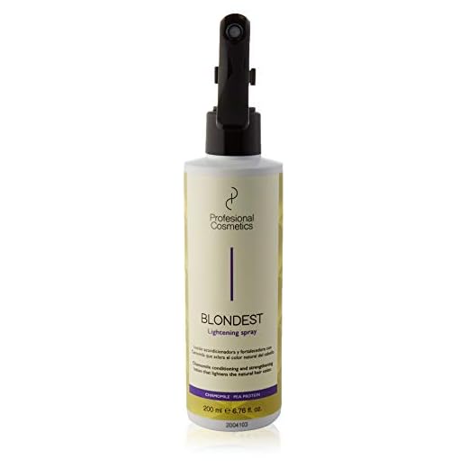 Profesional Cosmetics Blondest Lightening Spray. Acondicionador aclarante de pelo - 200 ml.