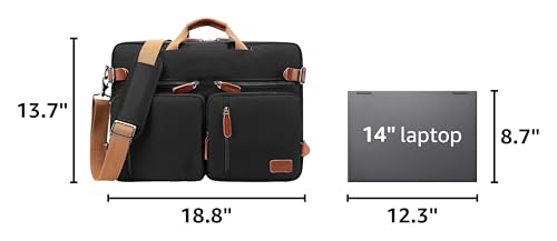 CoolBELL Convertible Backpack Messenger Bag