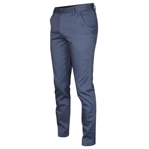 Calvin Klein Mens Campus Chino Wicking Stretch Trousers - Denim - 34R