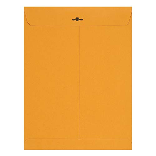 Amazon Basics 9 X 12-Inch Clasp Kraft Envelopes, Gummed, 100-Pack #TOP3