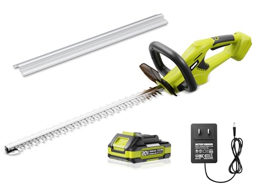 EWORK Hedge Trimmer Cordless 22-Inch Electric Bush Trimmer