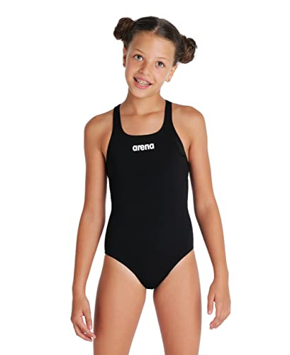 Foto von ARENA Mädchen Girl's Team Swimsuit Swim Pro Solid Badeanzüge, Black-white, 164 EU