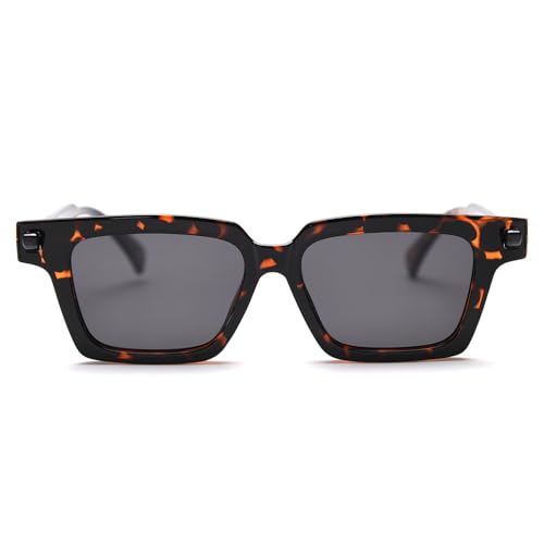 Lunettes de soleil carrées contre l'éblouissement protection UV400 rétro