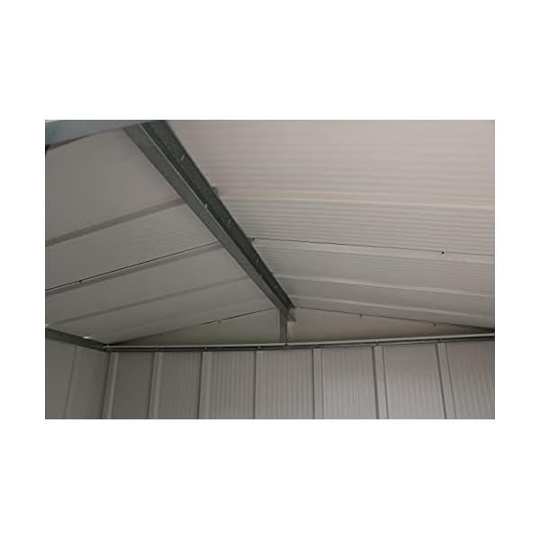 Duramax Metallgerätehaus Metallgerätehaus ECO 5x4 anthrazit/weiß – Bild 6
