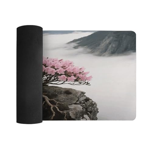 Pad Mouse Grande Flowers on The Cliff Rubber 30x60 cm miniatura 3