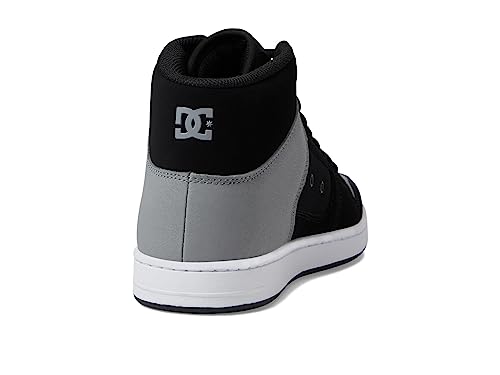 DC DC Men's Manteca 4 Hi-Top Skate Shoe,Black/Grey,3.5
