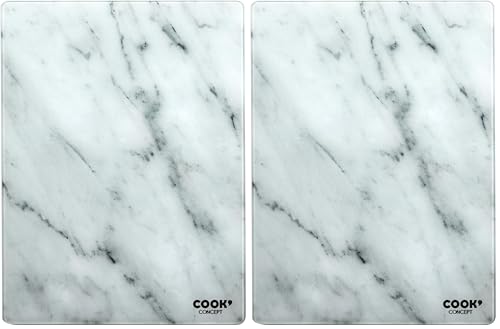 Planche à découper rectangulaire Cook Concept 30x40 cm en verre poli - 2