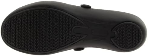 Crocs Women's Alice Mary Jane Flat | Slip Resistant Work Shoe with All Day Comfort, Black, 8 US | Image 2
