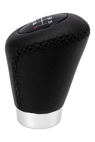 Bc Corona 1 Pommello Leva Corto 27Mm Modelo Oem 2 Pomello Cambio Leva Auto En Pelle Colore Nero - 5