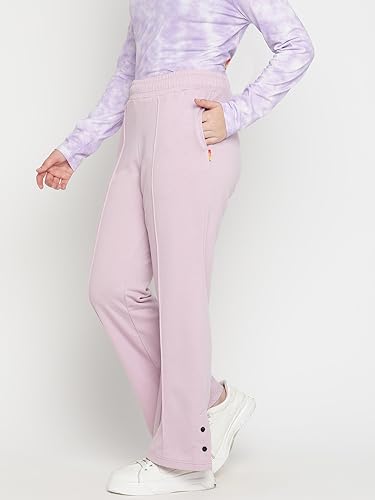 Image of Li'l Tomatoes Girls Flarred Trackpant | 100% Looper Fabric | Elastic Waist | Straight Fit Casual Wear | Soft & Warm | 9-16 Years