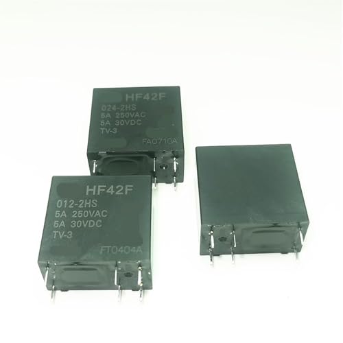 Relais JZC-42F HF42F 2 groupes normalement ouverts pour circuit imprimé