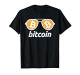 Bitcoin - Aviator Glasses Cryptocurrency BTC Gift T-Shirt
