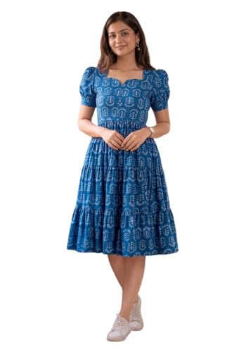 Image of Women's Rayon Printed A-Line Kurta