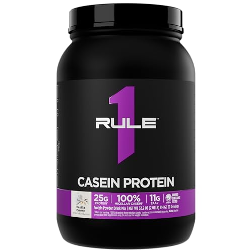 Rule 1 Proteins Casein Protein Vanilla Crme 29 Servings