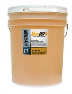 VacOil Elite Z Grade Vacuum Pump Oil | 5 Gallon for Edwards, Welch, Leybold, Agilent, High Grade, Molecularly Distilled & Increases Vacuum Pump Life