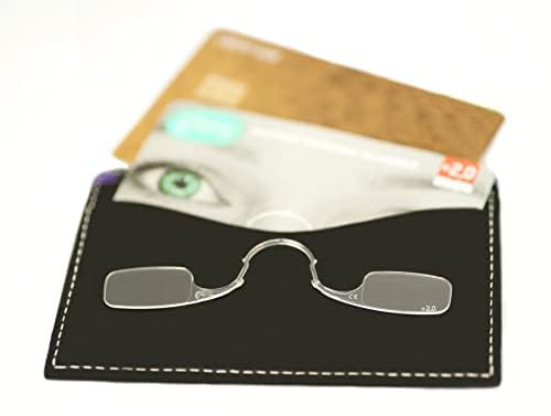 glens Unisex Armless Reading Glasses - 3 Readers in +2.5 ECO Pack- Emergency Lightweight Pocket Ultra Thin Readers - Reading Glasses Men & Women - 4 Colors 4 Diopters Available