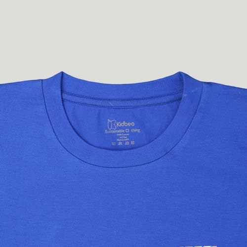 Image of Kidbea Bamboo Soft Fabric T-Shirt for Baby Boy | Game On (5-6 Years) Blue