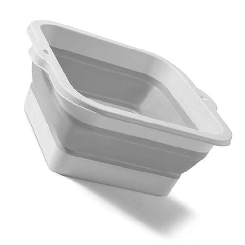 Cubeta plegable de silicona para pies con gran capacidad
