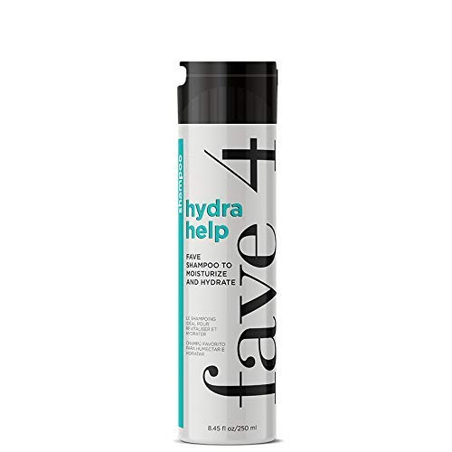 fave4 hair Hydra Help Moisturizing Shampoo to Nourish Dry, Damaged or Color Treated Hair, 8.5 fl oz
