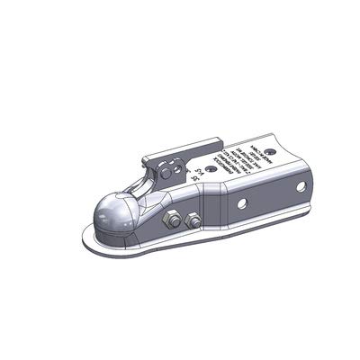 XTP Auto-Locking Trailer Coupler - 2000-Lb. Capacity, Fits 1 7/8in. Ball, 2in.W Channel