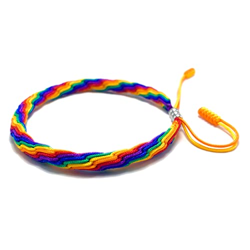 LAMIBEE Pride LGBTQAI+ Pride Love Wins Tibetan Wrist Wrap Bracelets, With LGBTQ Surfer String Rope Bracelet for Him and Her, Women Men, Support LGBTQ Community3