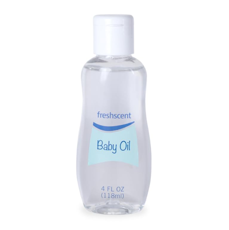 4 oz. Baby Oil (clear bottle) 60's units/cs