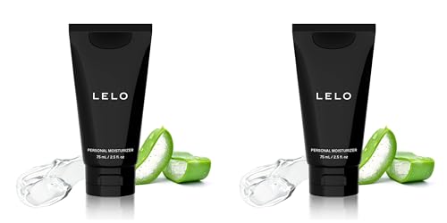 Image of LELO Personal Moisturizer, Luxury Waterbased Lubricant for Women and Men with Aloe Vera, Personal Lubricant Water Based, Anal Lube for Women (75 ml /2.5 fl. oz) (Pack of 2)