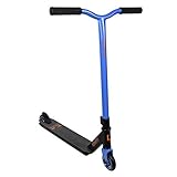 Collier solide en alu 6061 avec 2 points de serrage pour une bonne rigidité. Fourche en acier, renforcée et filetée qui peut recevoir des roues de 110 mm si vous souhaitez personnaliser votre trottinette freestyle.