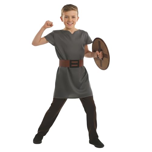 Fun Shack Anglo Saxon Costume Kids, Anglo Saxon Costume Boys, Boys Medieval Tunic, Halloween Costumes for Kids