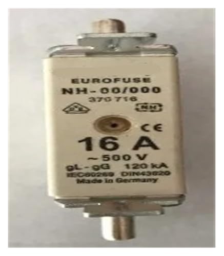 Fusibles NH000 16A 500V pour eviter les surcharges de tableau electrique 370716