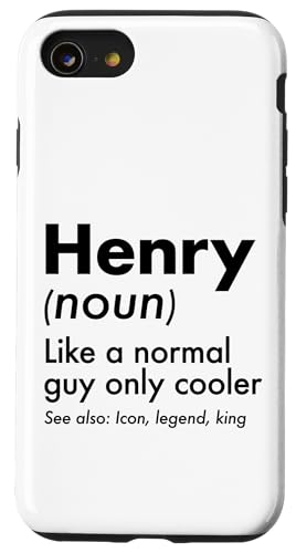 Henry Like A Normal Guy Only Cooler Legend King �t�@�[�X�g�l�[�� �X�}�z�P�[�X iPhone SE (2020) / 7 / 8 �p